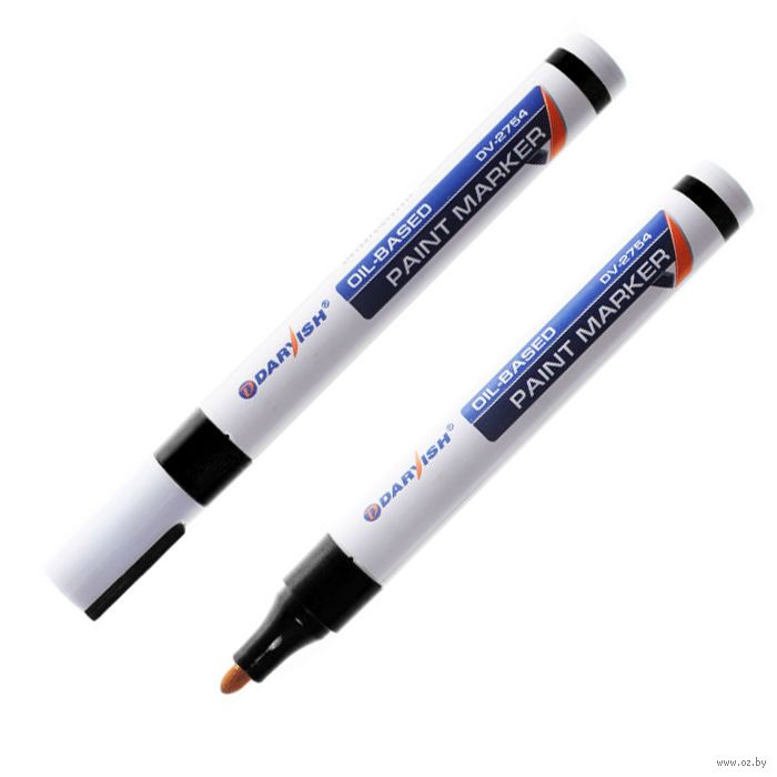 Маркер-краска Darvish 2 мм., на масл. основе, цвета в ассортименте, DV-2754-02
