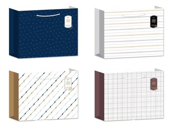 Пакет подарочный, НЕЙТРАЛЬНЫЙ, 55х20х45 мм, AR-6175