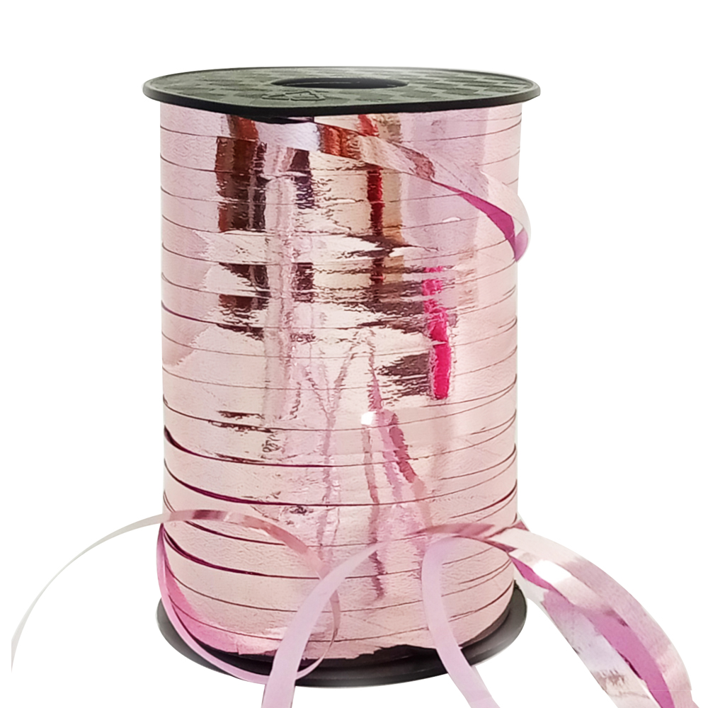 Лента подарочная металлизированная, бронзовое золото 5х250 мм, М10