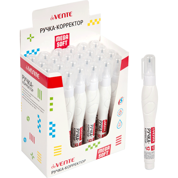 Ручка-корректор 'deVENTE' 12 мл, быстросохнущая, 4061113