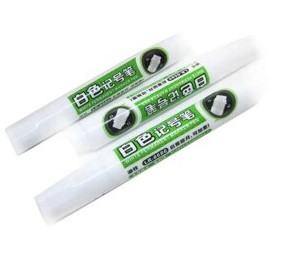 Маркер 'Basir', белый, 3 мм, пулевидный наконечник перманентный, LR-8686