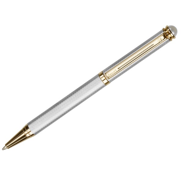 Ручка шариковая Luxor.Ellan синяя, 1,0 мм, корпус черный;золото, поворотный механизм, 210025 