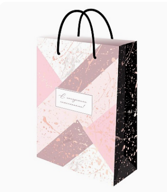 Пакет подарочный с глянц.лам. 22х31х10 см (ML) Пастель, 128г, ППК-7900