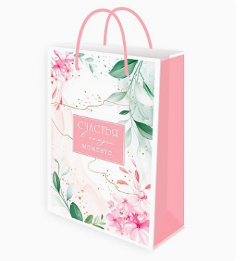 Пакет подарочный с глянц.лам. 22х31х10 см (ML) Нежная Флора, ППК-7897