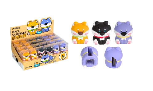 Точилка для карандашей 'deVENTE. Doggy' 30x37x28 мм, 1 отверстие, пластиковая, 8031409