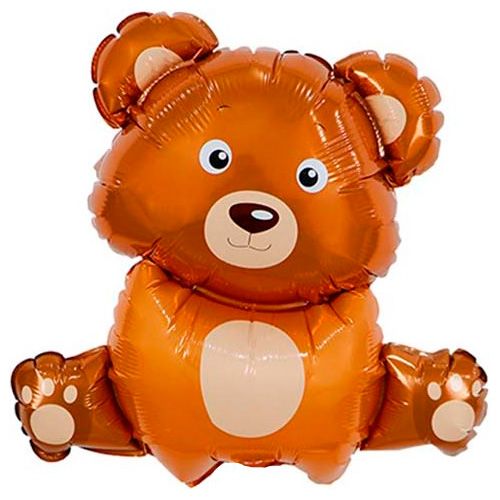 Шар фольгированный 32', Лесной Мишка , (1 шт;уп), 190671