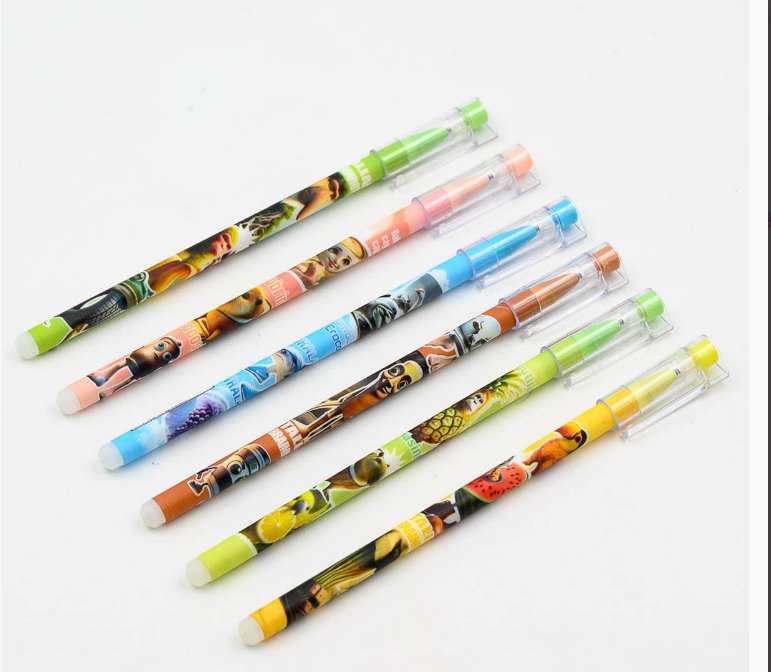 Ручка гелевая пиши-стирай МЭМЫ СИНЯЯ, 0,5 мм, 2038