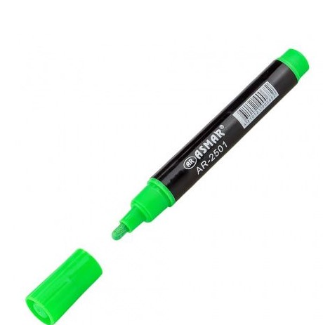 Маркер меловой 'ASMAR' цвет-зеленый, AR-2501;зеленый