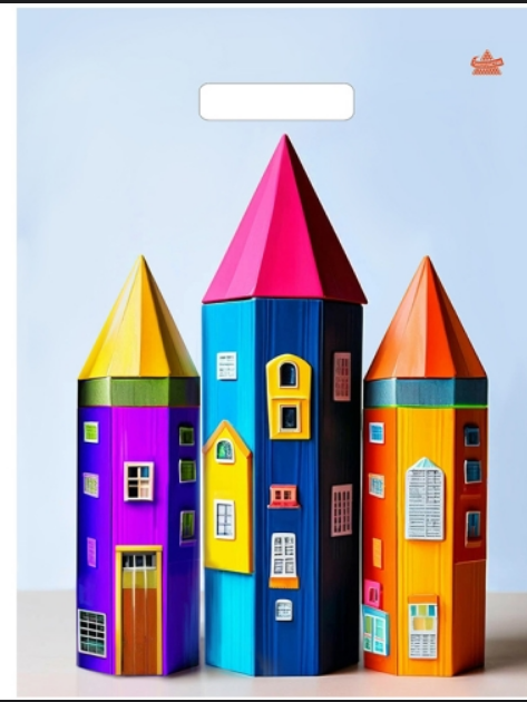 Пакет ПЭ с вырубной ручкой 31x40+6см (60) (Яркие карандаши), ВУР69219