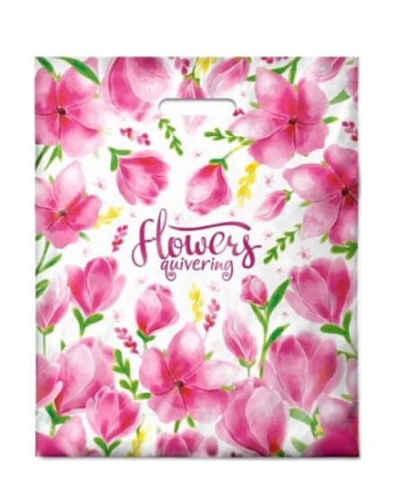 Пакет ПЭ с вырубной ручкой 38х47+6см (60) (Трепет), ВУР40473