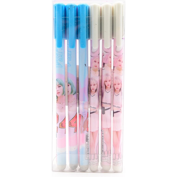 Ручка-пиши стирай, KWELT, гелевая 0,5 мм, синяя, К-31976