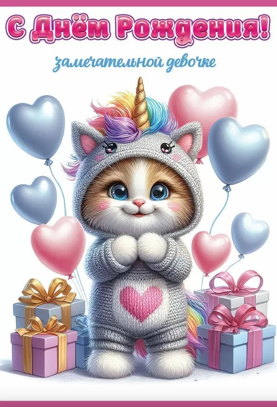 Открытка А5, 'С Днем Рождения', 50000135