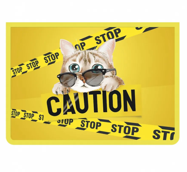 Папка для тетрадей А4 , CAUTION, ПМ-А4-29